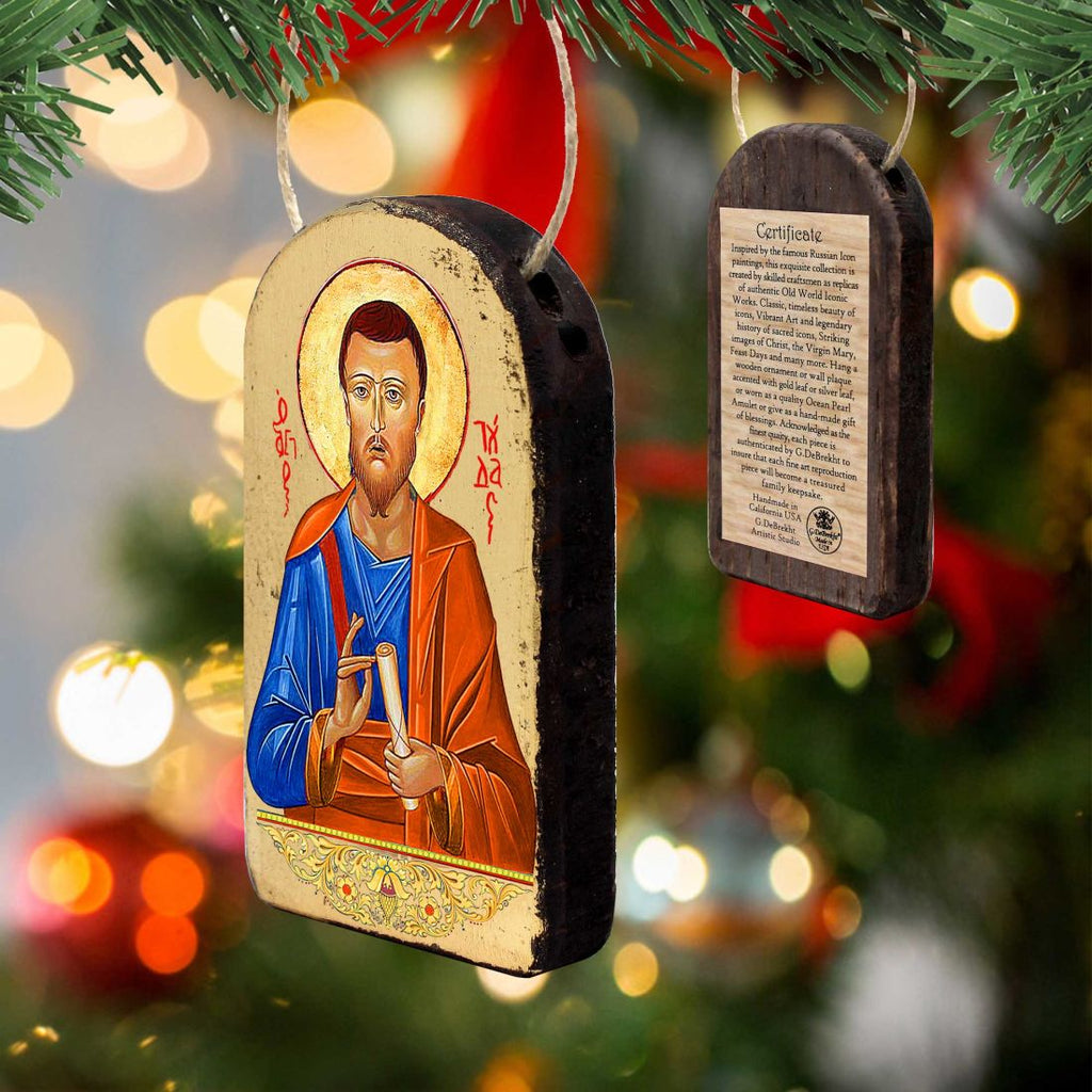 Saint Jude Religious Christian Sacred Icon Ornament - Inspirational Icon Décor - 87036
