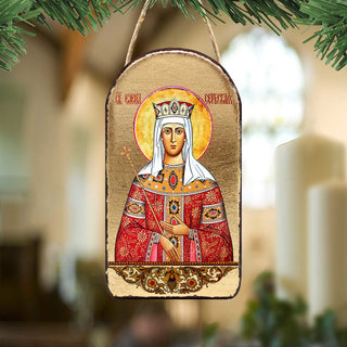 Saint Elena Religious Orthodox Sacred Icon Ornament - Inspirational Icon Décor - 87061