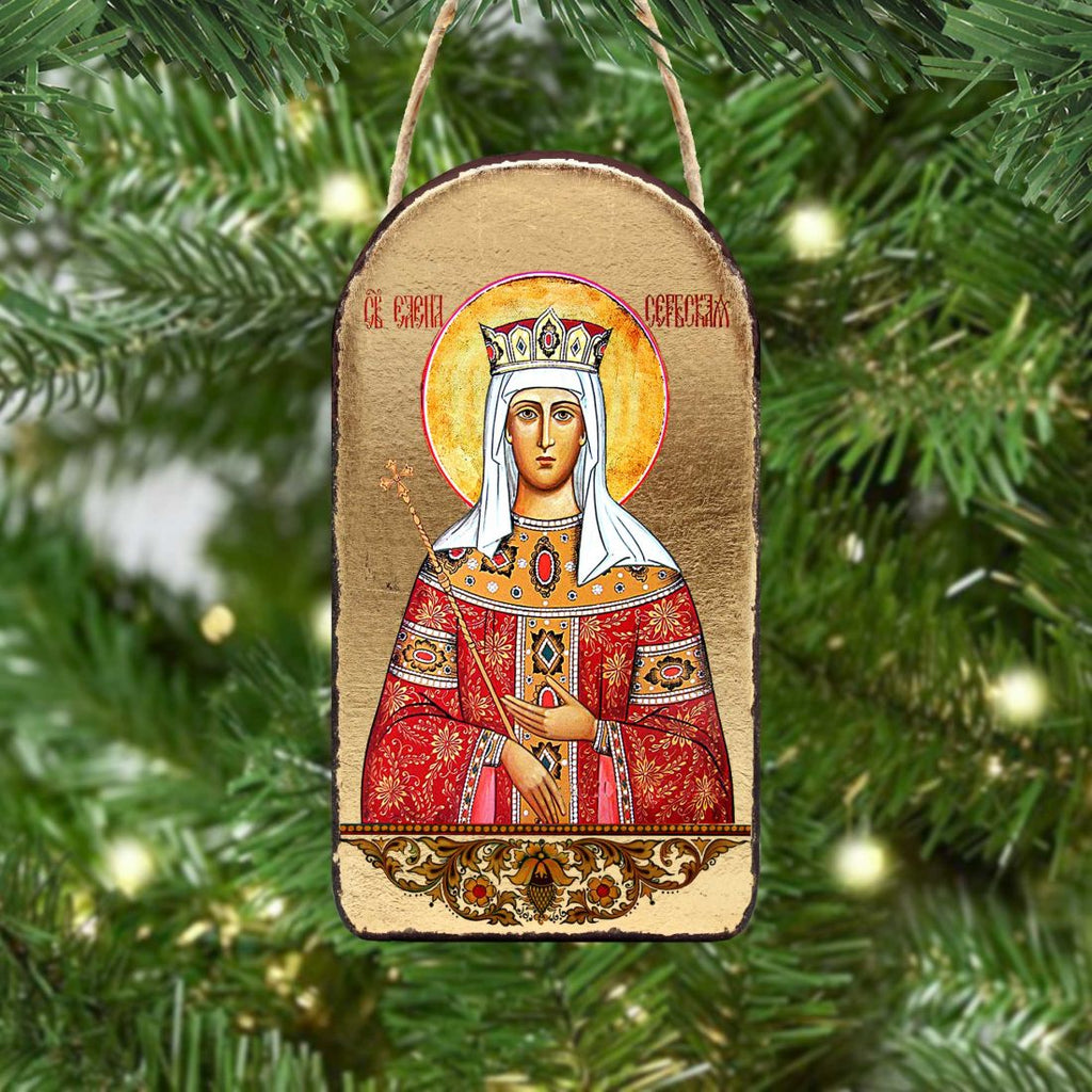 Saint Elena Religious Orthodox Sacred Icon Ornament - Inspirational Icon Décor - 87061