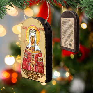 Saint Elena Religious Orthodox Sacred Icon Ornament - Inspirational Icon Décor - 87061