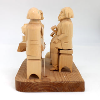 One-of-a-Kind It's a Tea Time Wood Carved Animated Spinning Toy 8