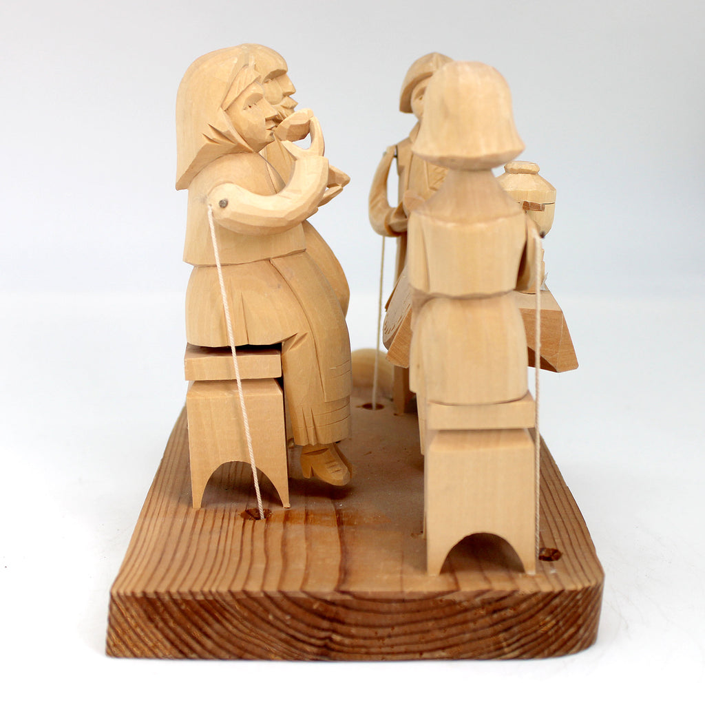 One-of-a-Kind It's a Tea Time Wood Carved Animated Spinning Toy 8