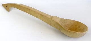 WOODCARVED Serving Spoon – Oversized Wooden Spoon Hand Carved Linden Wood by G.DeBrekht