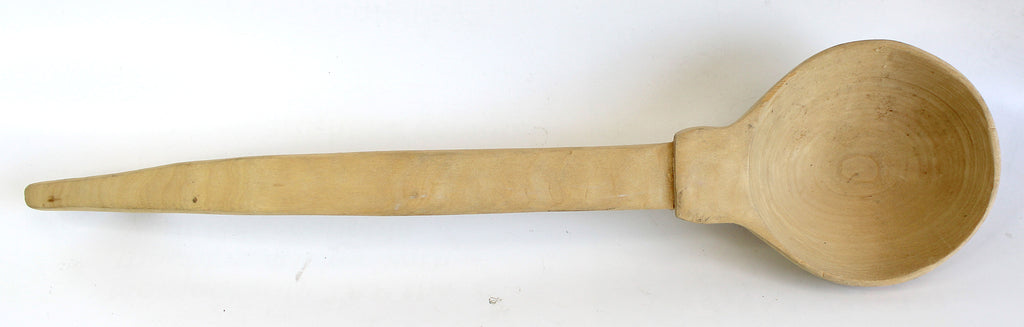 WOODCARVED Serving Spoon – Oversized Wooden Spoon Hand Carved Linden Wood by G.DeBrekht