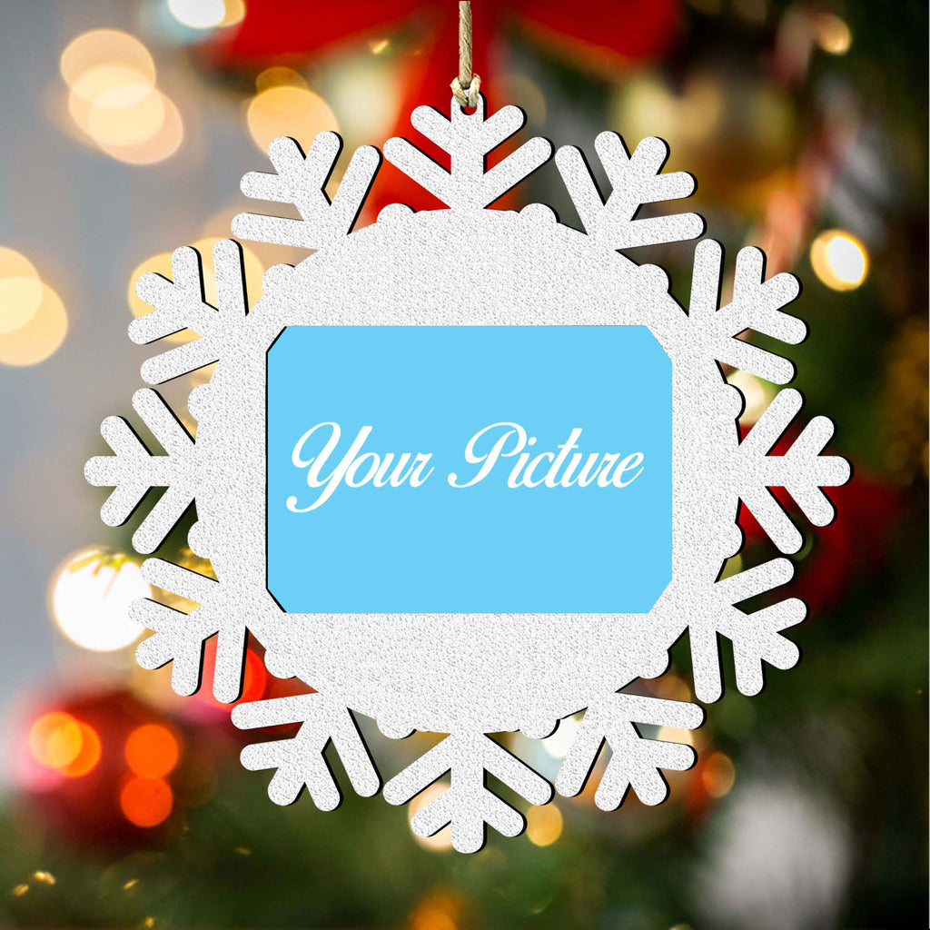 Snowflake Ornament Picture Frame Ornament for Photo by G.DeBrekht - 8141155PF