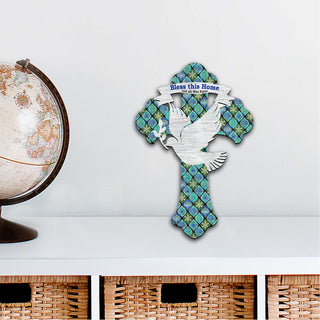 Blessings Cross Easter Door Decor by G. DeBrekht - Easter Spring Decor - 8191163H