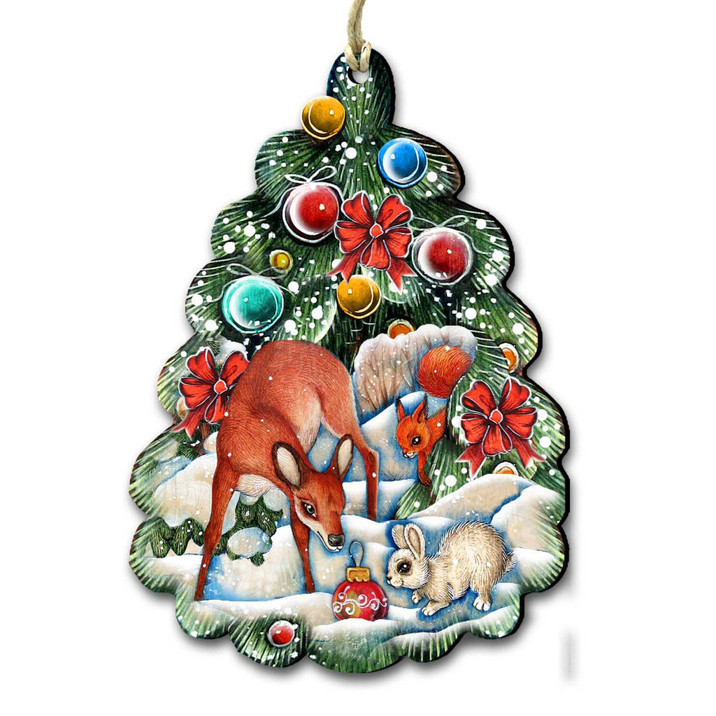 Forest Christmas Tree Holiday Door Decor by G. DeBrekht - Christmas Decor - 8119182H