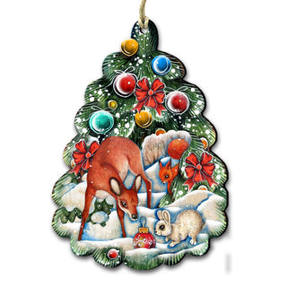 Forest Christmas Tree Holiday Door Decor by G. DeBrekht - Christmas Decor - 8119182H