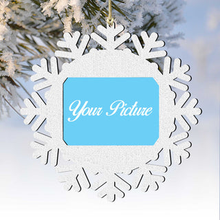 Snowflake Ornament Picture Frame Ornament for Photo by G.DeBrekht - 8141155PF