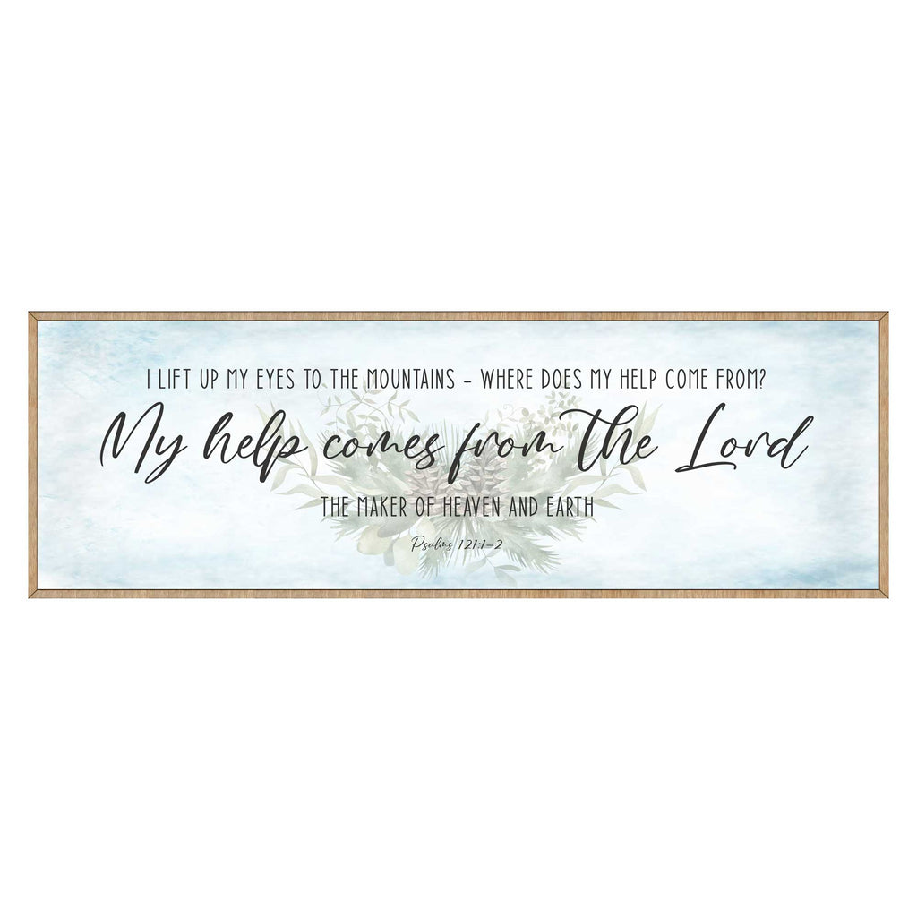 My Help Comes From the Lord - PSALM 121 - Bible Art - Wooden Wall Art - Bible Quotes - Wall Hanging - 310315