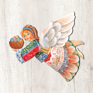 Flying Easter Angel Easter Door Decor by G. DeBrekht - Easter Spring Decor - 8154154H