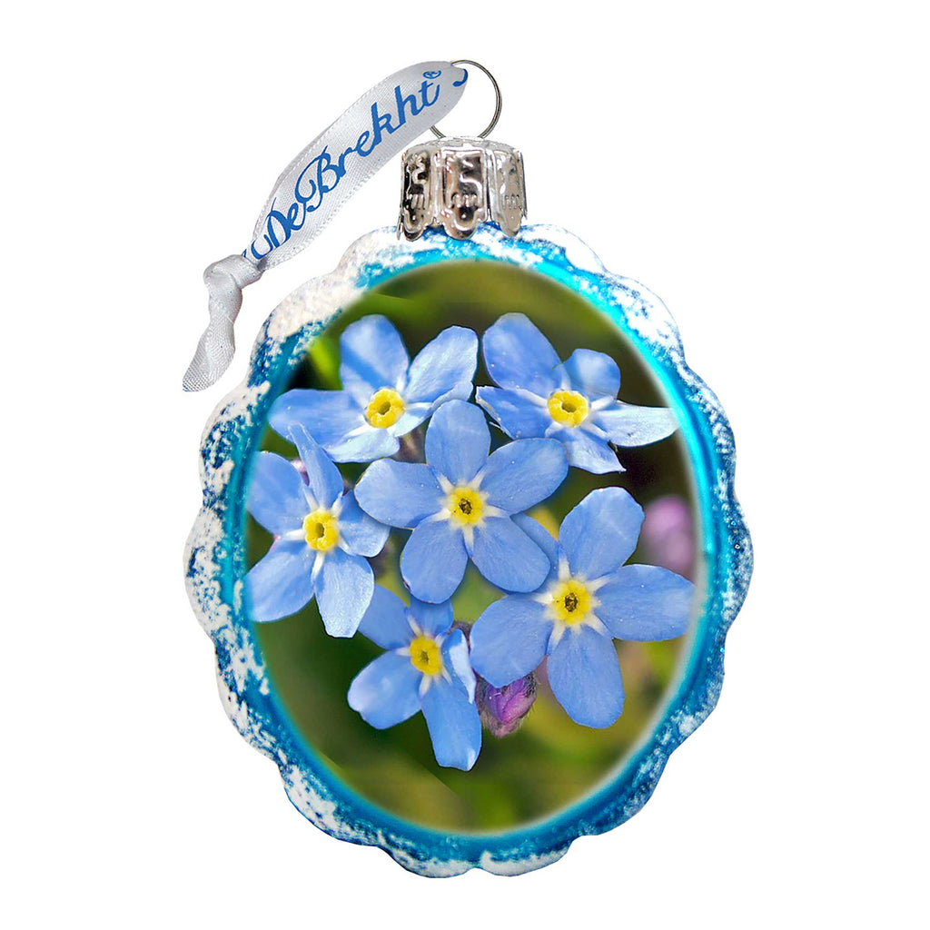 Floral Mercury Glass Ornament by G. DeBrekht - Wildlife Holiday Décor - 771035