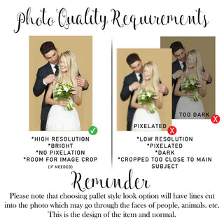 Personalized Gift Rectangle Photo - Custom Portrait on Wood