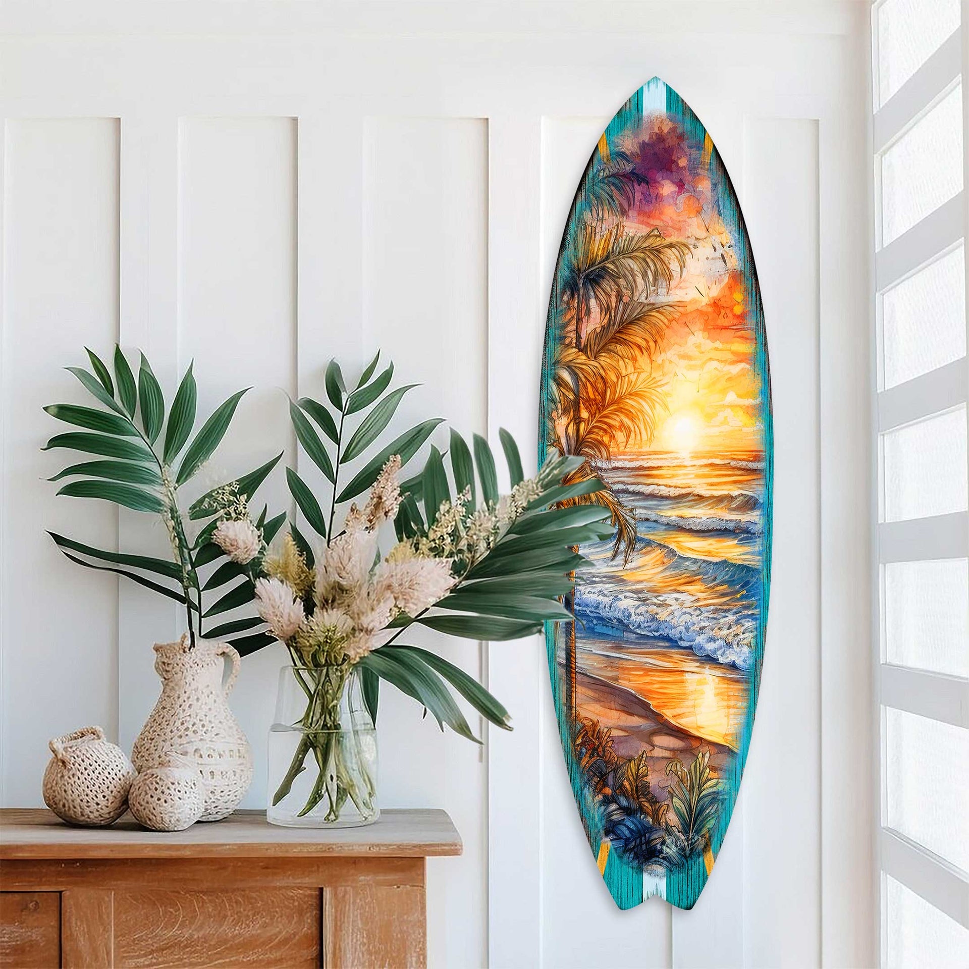 🌊 Big News! Our Surfboard Wall Art Is Now Available in 60 Inches