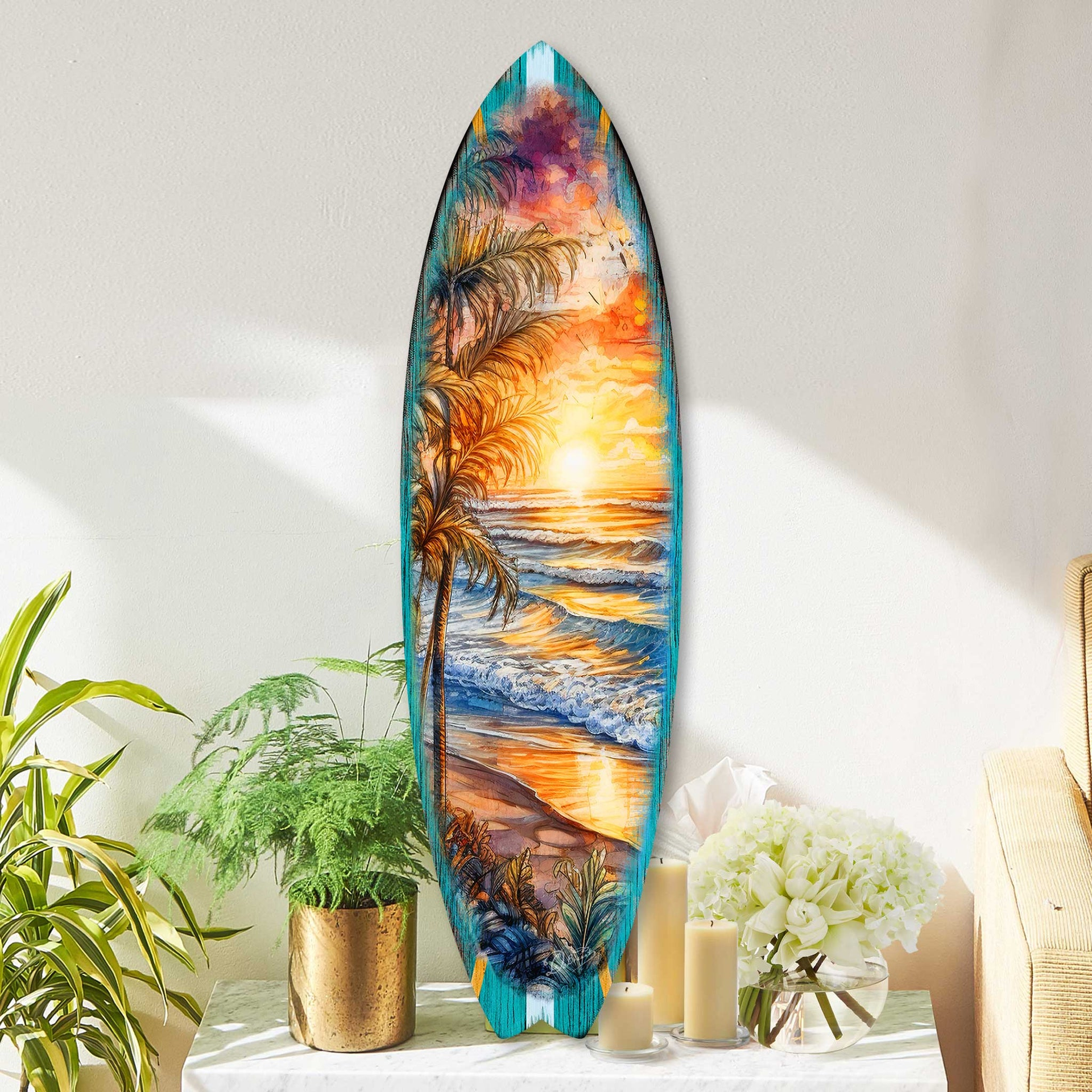 A surfboard
