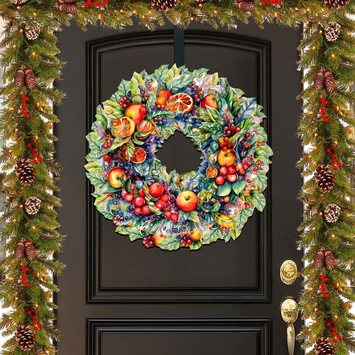 A door wreath