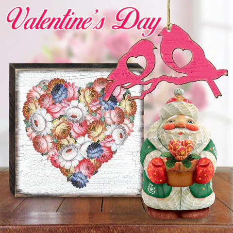 Valentine’s Day Home Decor: Create a Love-Filled Space with Our Door Hangers & Ornaments