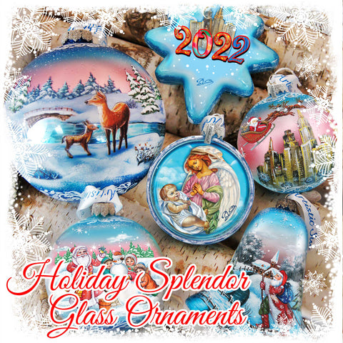 Shop Holiday Splendor Glass Ornaments at G.DeBrekht