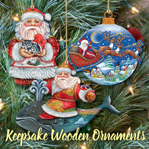 Shop Keepsake Wooden ornaments at G.DeBrekht