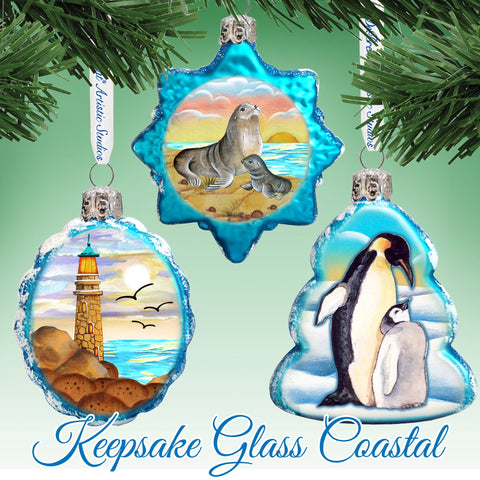 Coastal - Glass Ornaments - G.DeBrekht