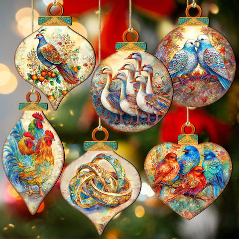 Gift Sets Keepsake Wooden Ornaments