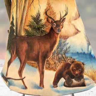 Peaceful Kingdom Hand-Painted WOODCARVED Masterpiece by G. DeBrekht - Wildlife Holiday Decor - 291726 *** PRE-ORDER - Handmade Just for You! ***