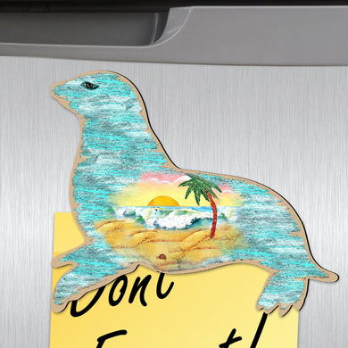 Sea Lion Shaped Refrigerator Magnets Set of 3