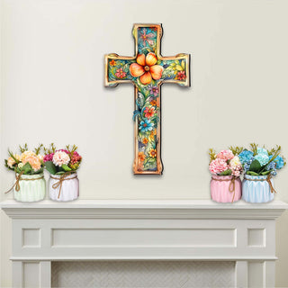 Blossom Cross Holiday Door Decor by G. Debrekht - Easter Spring Decor - 8688165H