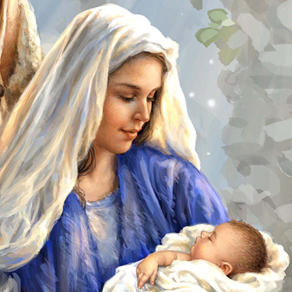 Holy Night Wooden Wall Art by D. Gelsinger - Nativity Holiday Decor - 95631B-1618