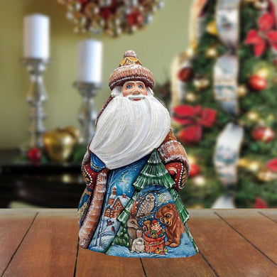 A Wild Toy Story Santa Hand-Painted WOODCARVED Masterpiece by G. DeBrekht - Christmas Decor - 8205013