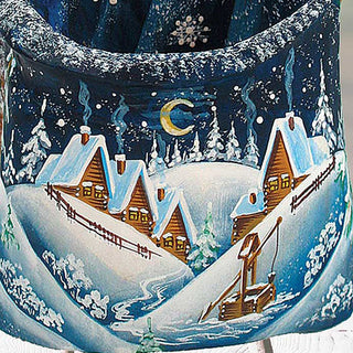 Starlight Yuletide Santa Hand-Painted WOODCARVED Masterpiece by G. DeBrekht - Christmas Decor - 8210751 *** PRE-ORDER - Handmade Just for You! ***