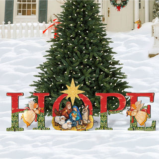Hope Outdoor Nativity Set by G. DeBrekht - Nativity Holiday Decor - 8121461F-S4L