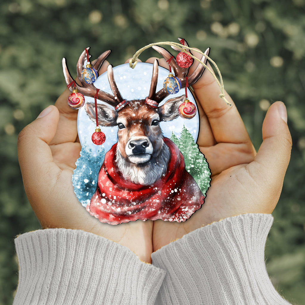 Christmas Mood Wooden Ornaments by G. Debrekht Christmas Decor - 8611034