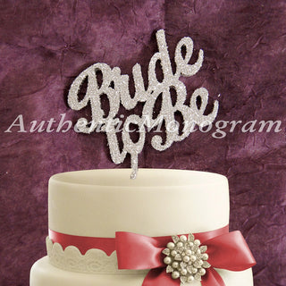 Wedding Cake Topper - Wooden Bride To Be Cake Topper, Special Occasion, Wedding Celebration, Bachelorette Party