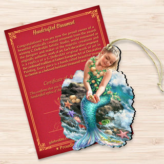 Princess of The Sea Wooden Ornaments by Gelsinger - Coastal Holiday Decor - 8141112-1611