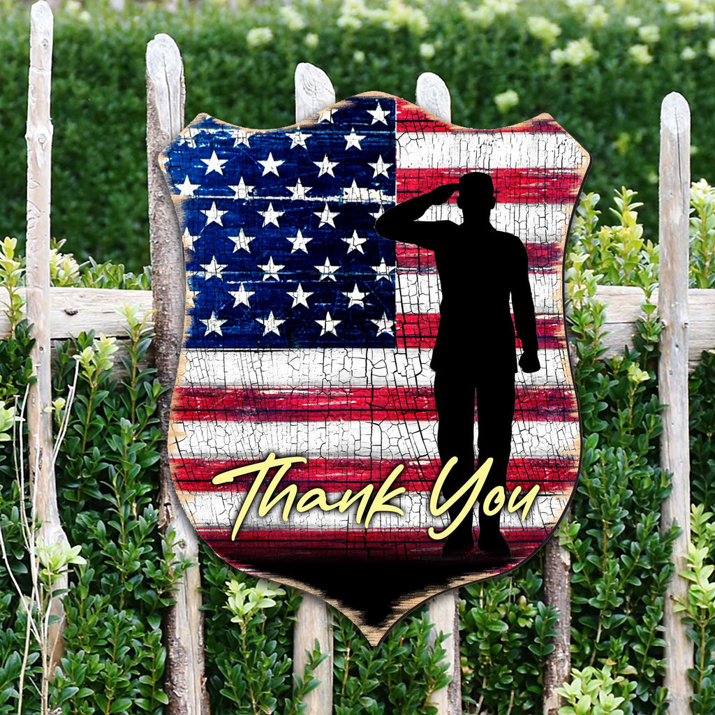 Shield of Appreciation Wall Door Hanger by G. DeBrekht - International Decor - 8187101H