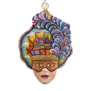 Carnival Mask Halloween  Door Decor by G. DeBrekht - Thanksgiving Halloween Decor - 8161038H