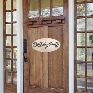 Birthday Party Sign, Birch Wood Sign, Happy Birthday Sign, Welcome Sign, Birthday Party Decorations - 320312