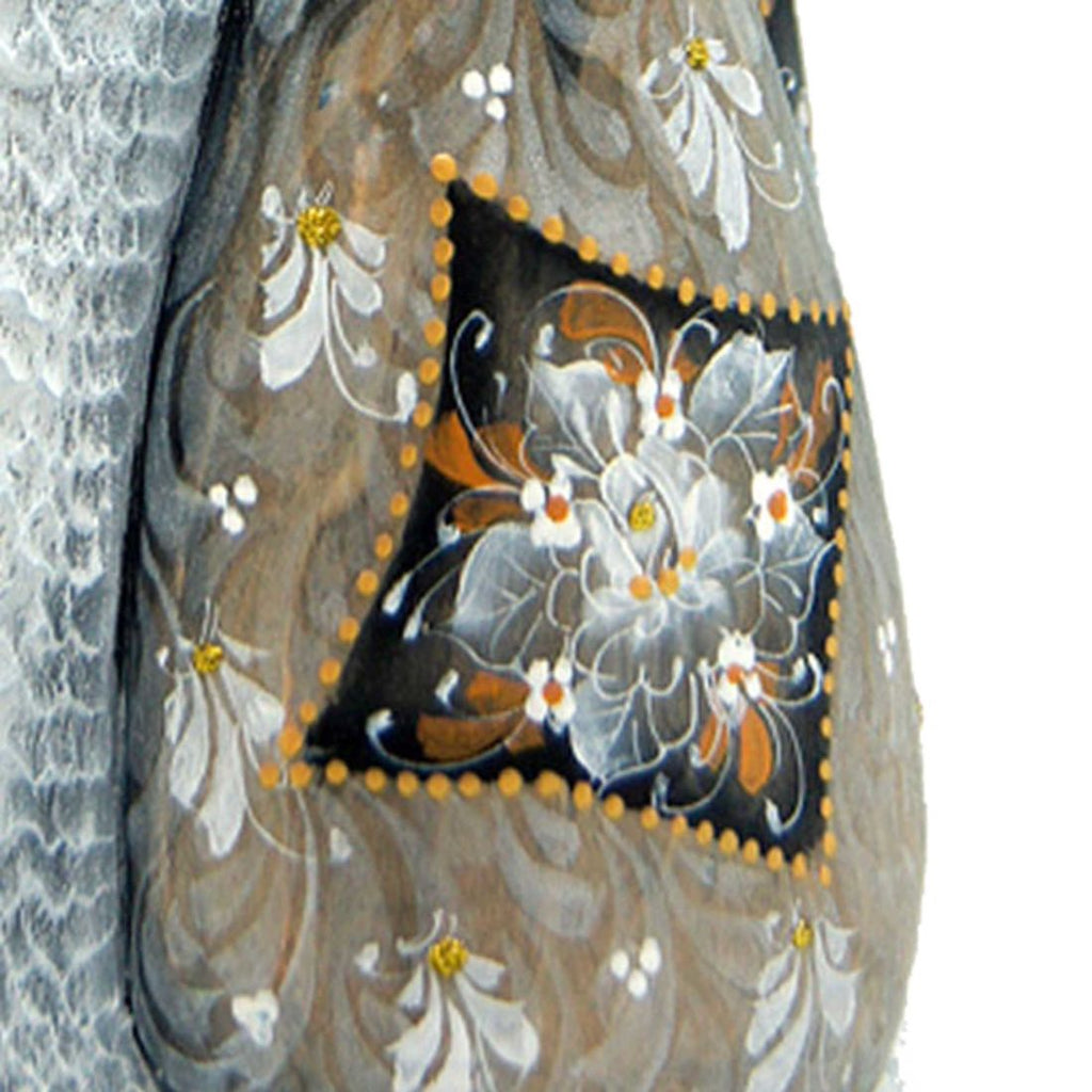 Ornament Santa Hand-Painted WOODCARVED Masterpiece by G. DeBrekht - Christmas Decor - 8201024