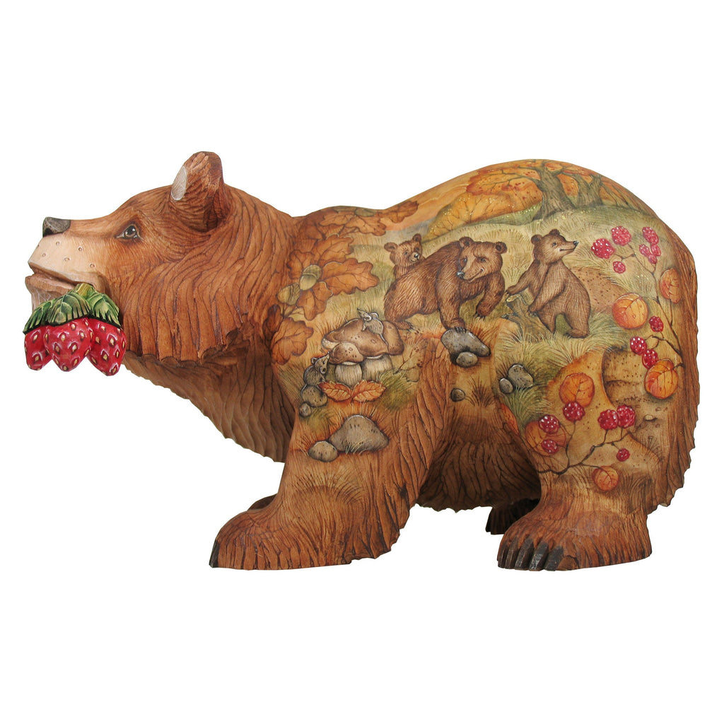 Bear - forest friends by G. DeBrekht Handpainted Collectible Figurine, Unique Decor Made in the USA 58902