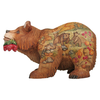 Bear - forest friends by G. DeBrekht Handpainted Collectible Figurine, Unique Decor Made in the USA 58902