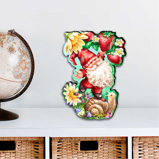 Sweet Summer Gnome Holiday Door Decor by D. Gelsinger - Christmas Decor - 8461062H-DG