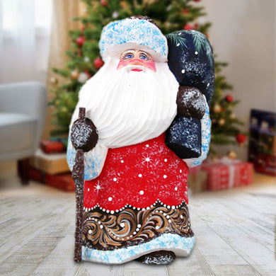 Kids and Rocking Santa Toy Hand-Painted WOODCARVED Masterpiece by G. DeBrekht - Wildlife Holiday Decor - 8215546 *** PRE-ORDER - Handmade Just for You! ***