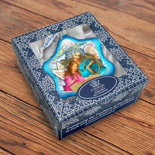 Sisterhood Glass Ornament by Strelkina at G. DeBrekht - Christmas Decor - 754-041