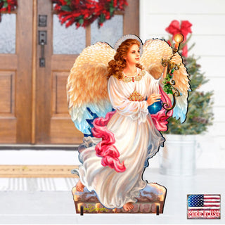 Angel of the Light Nativity Outdoor Decor by D. Gelsinger - Nativity Holiday Decor - 8461036F-1322