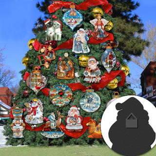Ready When You Are Holiday Outdoor Decor Large Ornament by Laura Seeley - Pets Dog and Cats Decor - 8511018M