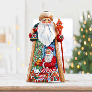 Candy Coated Christmas Hand-Painted WOODCARVED Masterpiece by G. DeBrekht - Christmas Decor - 820033 *** PRE-ORDER - Handmade Just for You! ***