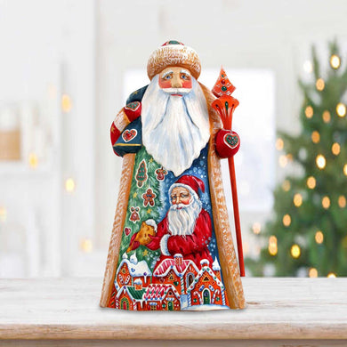 Candy Coated Christmas Hand-Painted WOODCARVED Masterpiece by G. DeBrekht - Christmas Decor - 820033 *** PRE-ORDER - Handmade Just for You! ***