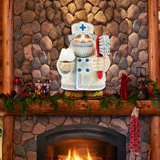 Dentist Door Christmas Door Decor by G. DeBrekht - Christmas Santa Snowman Decor - 8151922H