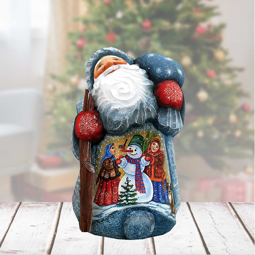 Making a Childhood Friend Hand-Painted WOODCARVED Figurine by G. DeBrekht - Christmas Santa Snowman Decor - 821515 *** PRE-ORDER - Handmade Just for You! ***